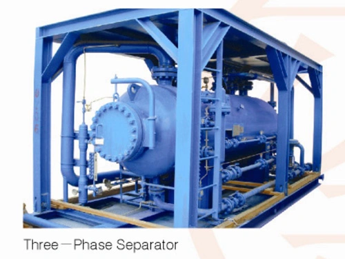 ASME Oil Gas Water Skid-Mounted Three Phase Separator