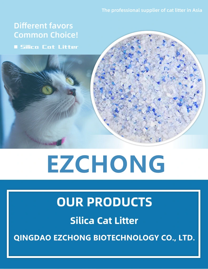 OEM 3.8L Package Brand Odor Removal Silica Gel Pearl Cat Toilet Pet Care White Transparent Silicone Blue/Green Silicone Sand Silica Litter Pet Cleaning