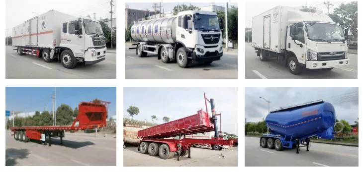 China Dongrun Manual 3 Axle 6*2 Fenced Sidedrop Truck Gas Cylinder Carrier Truck