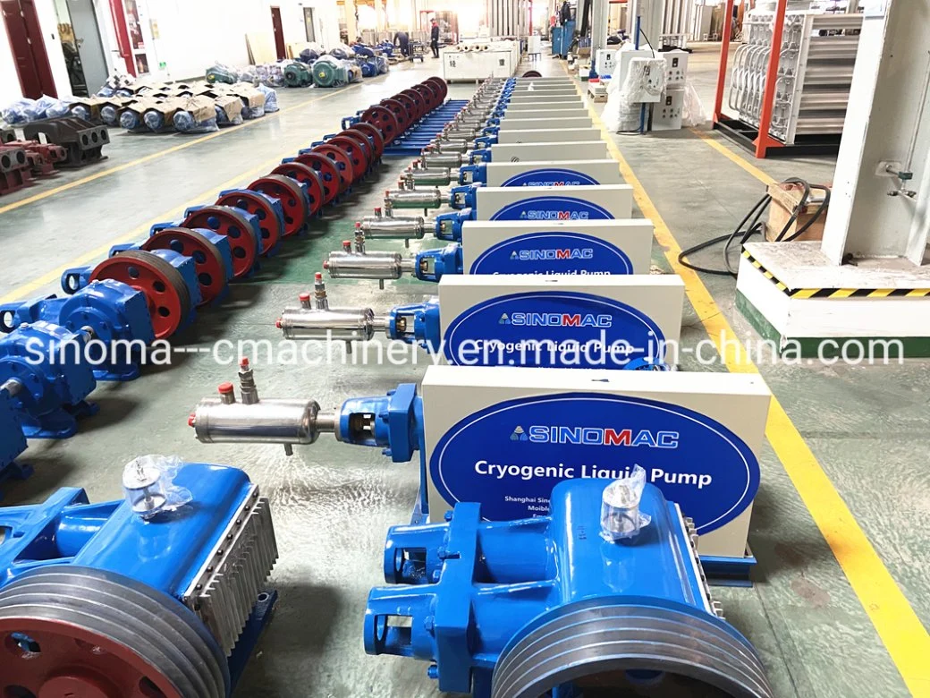 Cryogenic LNG Pumps LNG Lcng Transfer LNG Regasification Liquid Oxygen Argon Gas Cylinder Filling Pump Skid