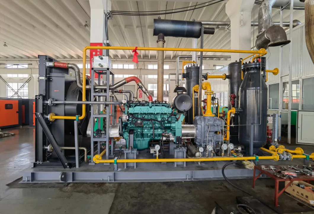 Big Size Medium Pressure Gas Gathering Screw Compressor