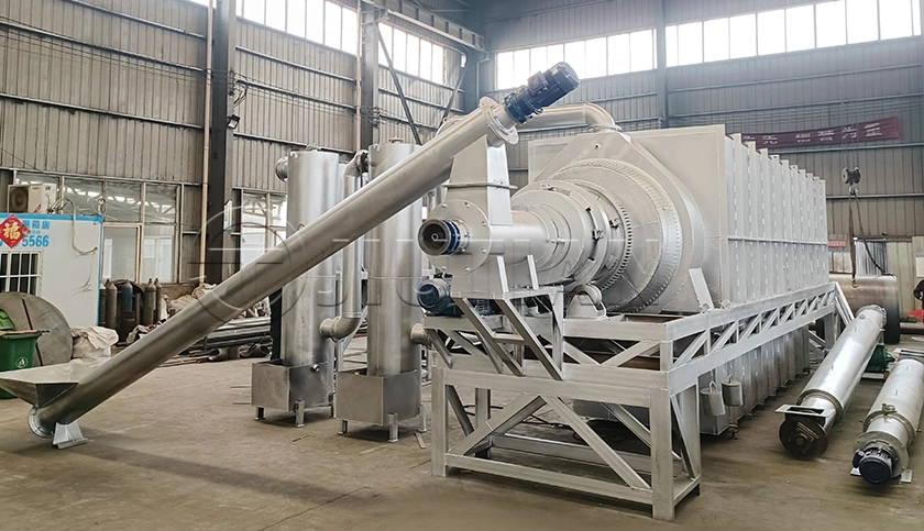 Advanced Pyrolysis Technology Wood Sawdust Coconut Shell Biochar Pyrolysis Equipment