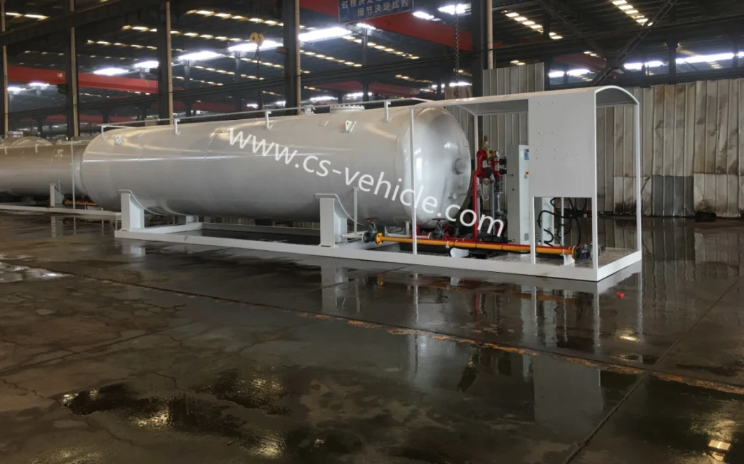 Chinese Brand 20m3 30m3 40m3 LPG Gas Tank Skid Station for Sale