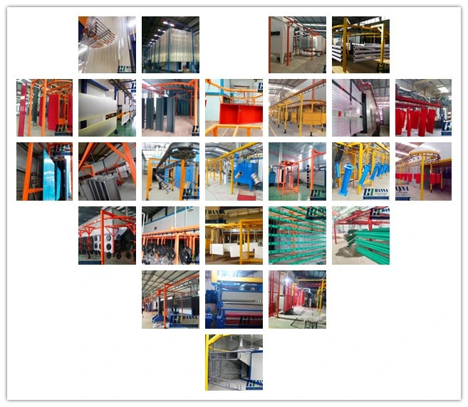 Metal Steel Fence Powder Coating Equipment with Pretreatment Plant