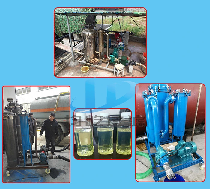 Diesel Particular Impurities Remove Filter Tank Oil Purifier Machine