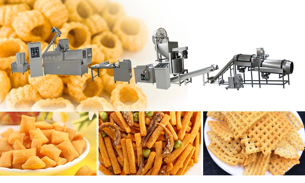 High Quality Peanut Automatic Fired Batch Fryer Machine Snack Pellet Chips Deep Gas Batch Fryer Equipment for Sale