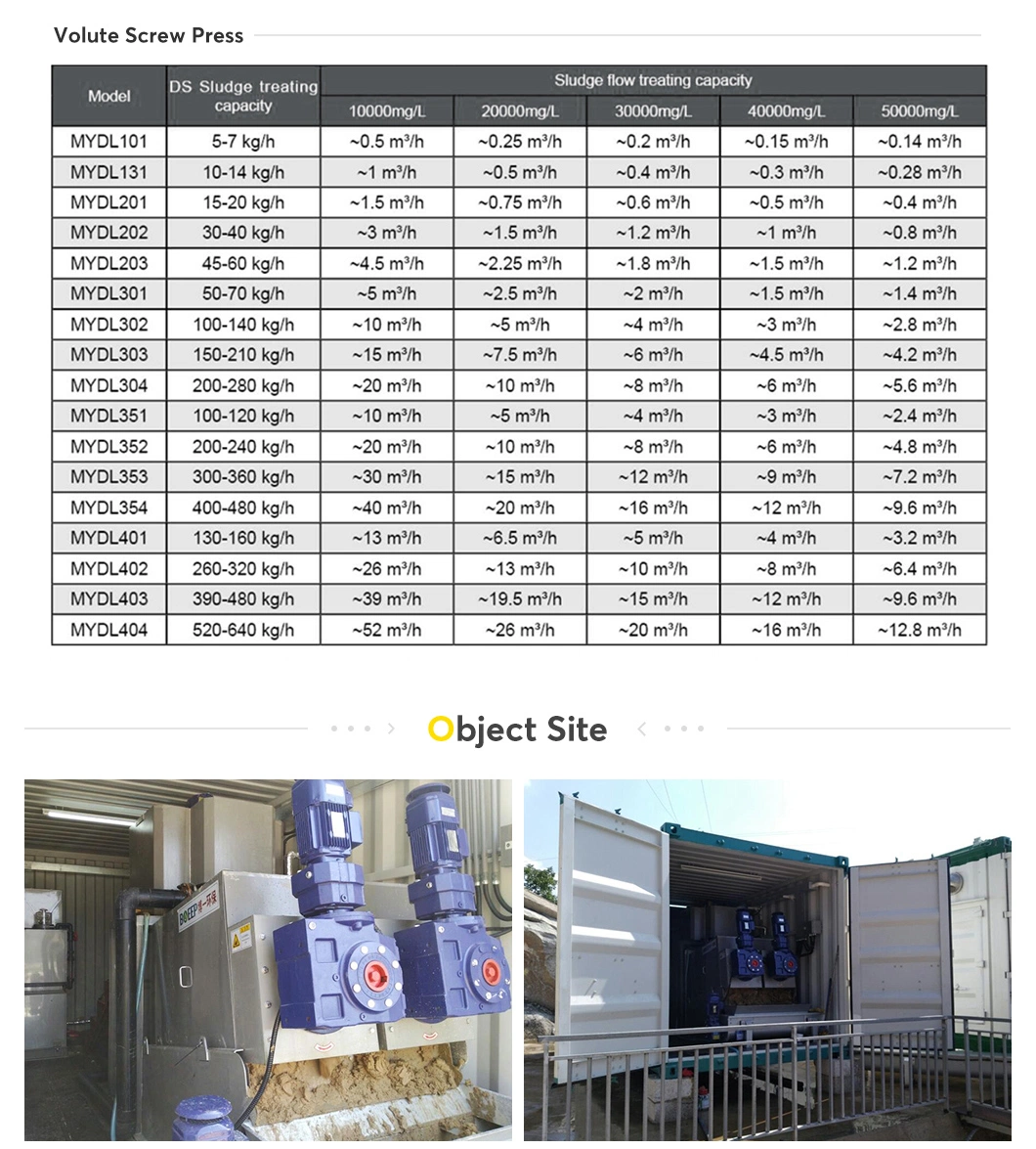 Skid Mounted Thickening and Dewatering Equipment for Mobile Sewage Treatment