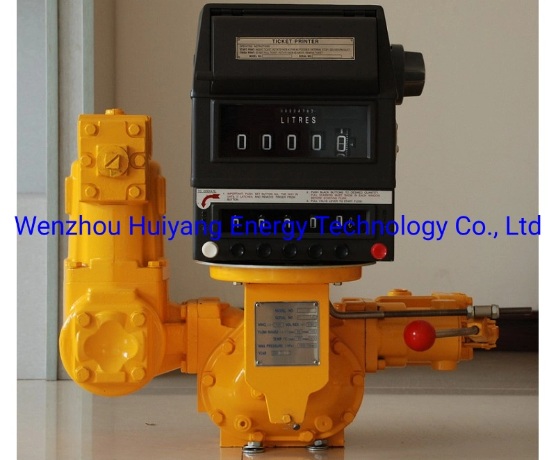 Mechanical Counter LC Positive Displacement Flow Meter for Gas Station