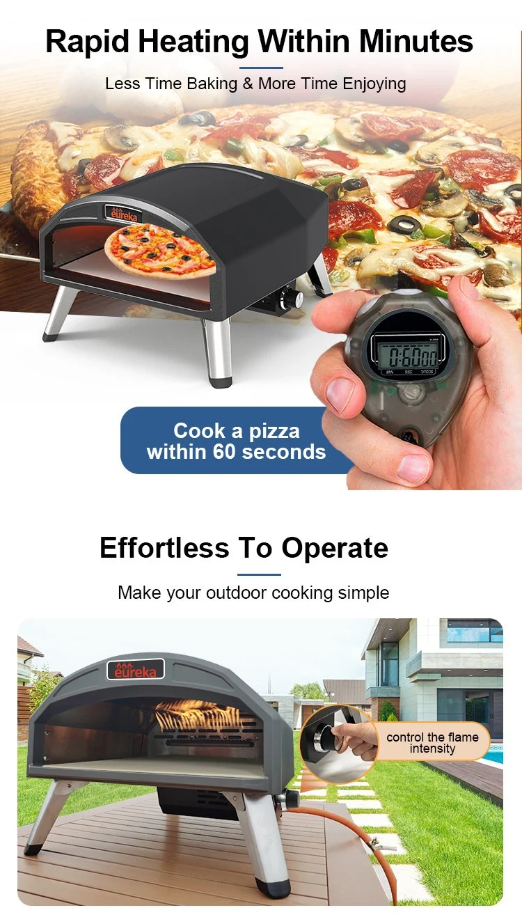 Australian Outdoor Combination Gas Pizza Oven for Gathering