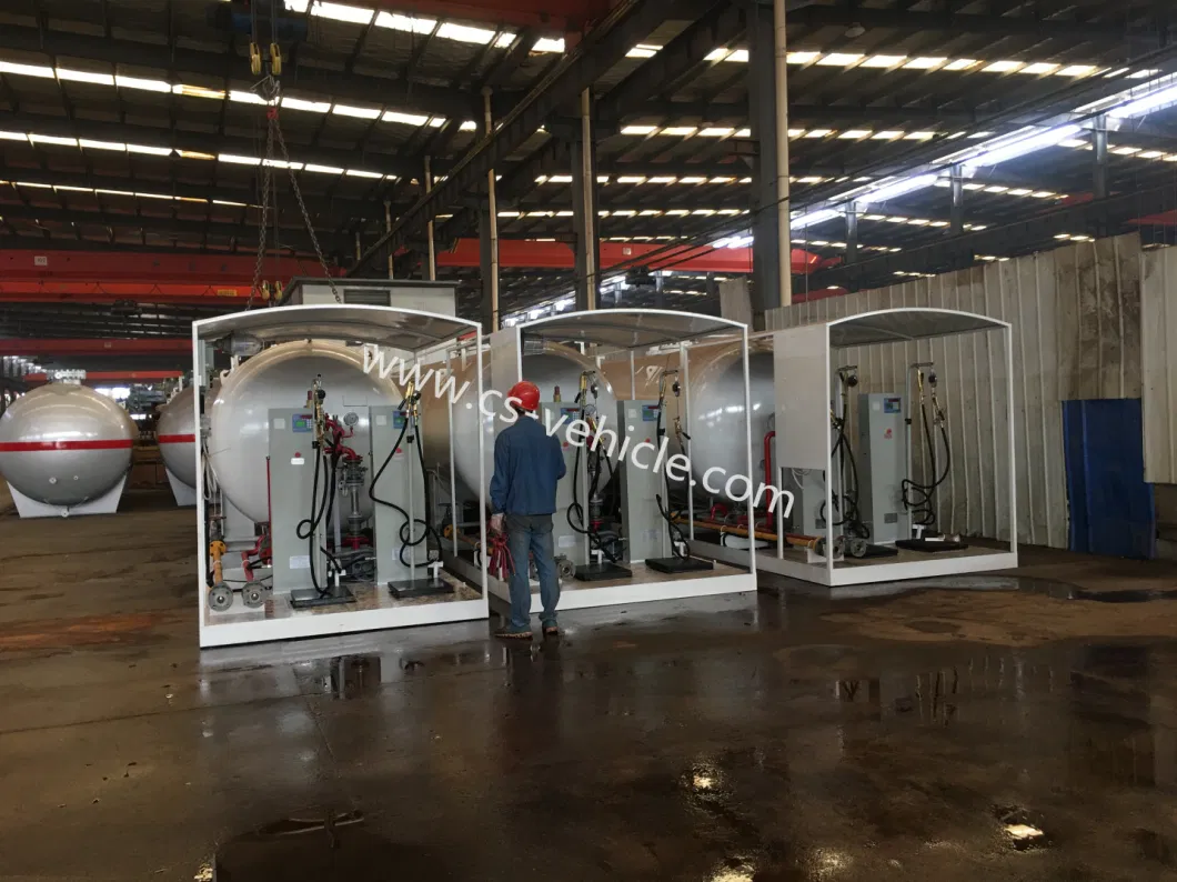 Chinese Brand 20m3 30m3 40m3 LPG Gas Tank Skid Station for Sale