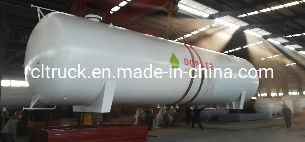 High Capacity ASME 100m3 50ton Pressure Vessel Propane Gas Tank for Ghana