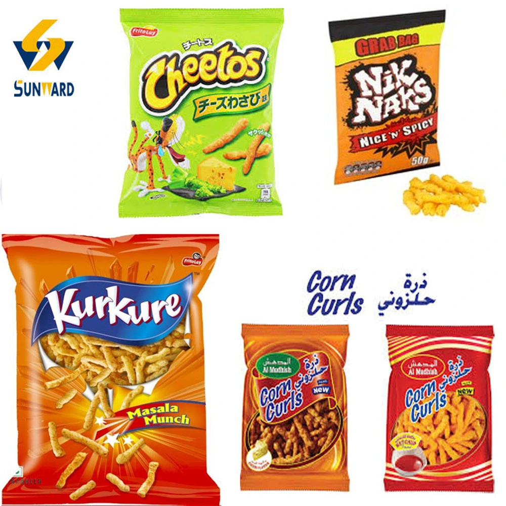 Automatic Kurkure Nik Nak Processing Line Machinery Equipment Corn Curls Cheetos Nik Naks Food Process Machines Plant