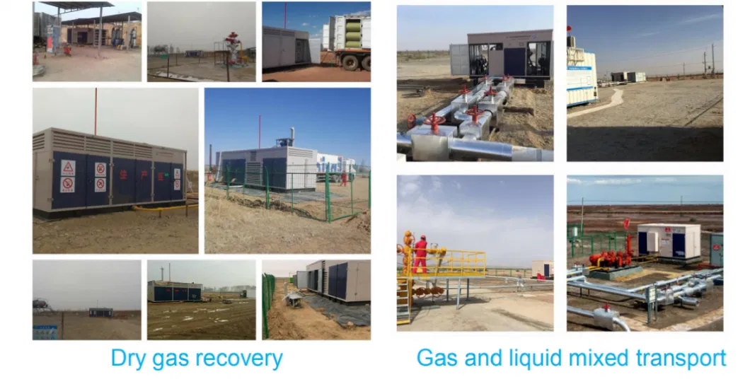 Oil Free CNG Treatment with Gas-Liquid Separation for Natural Gas Wellhead