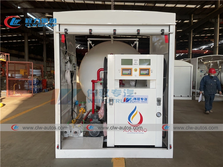 Skid-Mounted LPG Station Cylinder Bottling/Refilling Plant 5mt for Africa