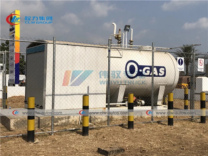 5 Metric Tons 10000L 5 Tons Skid Mounted Station LPG Gas Cylinder Filling Plant