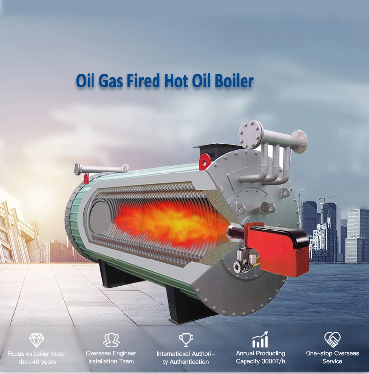 Mounted on The Skid Gas Fired Thermal Oil Boiler