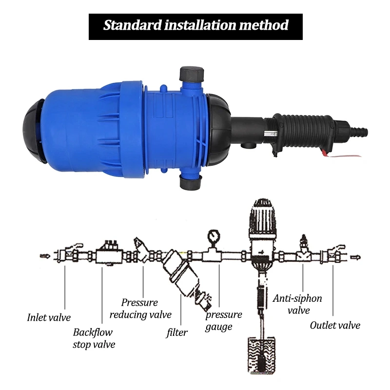 0.4%-4% Automatic Proportional Dose Device Dosing Pump Chemical Pumps Fertilizer Injector Dosing Pump