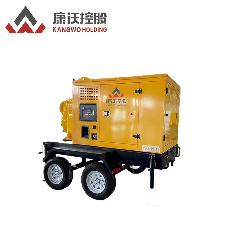 Agricultural High-Capacity Mobile Diesel Water Pump Unit for Irrigation Systems