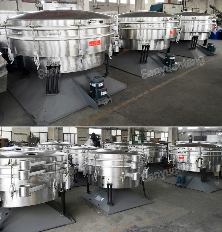 Sugar / Cassava Flour Rotary Sieving Grading Machine for Powdered Material