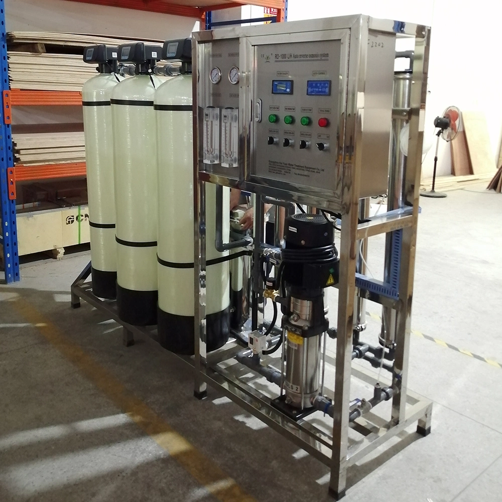 Drinking Reverse Osmosis RO Purifying Purification System 1000lph Mineral Filter Purifier Purify Water Treatment Machine Plant