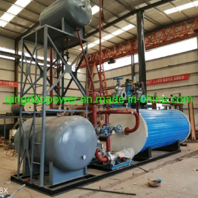 Montado en la caldera de aceite térmico de gas Skid