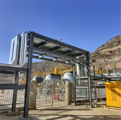 La recuperación del gas en boca de pozo 50000 Nm3/D mini planta de licuefacción de gas natural licuado