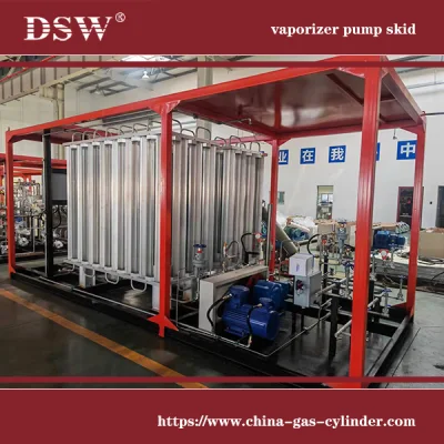 Estación de repostaje de gasolina LGNC con vaporizador Skid