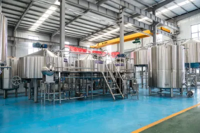 2000L de acero inoxidable Industrial Cervecería de la línea de preparación para la venta