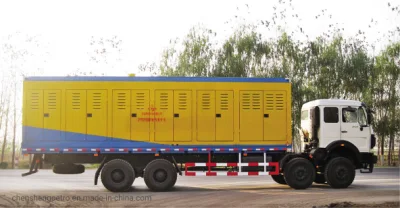 Mzd-1200/35MPa-95% generador de nitrógeno y el patín de la unidad de inyección de nitrógeno de la membrana del vehículo de la planta de nitrógeno móvil de la estación de compresores