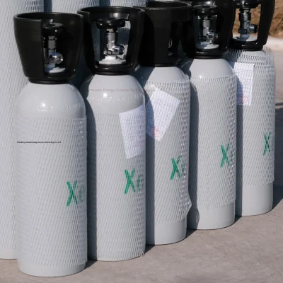 Cilindro de gas grande 40L 50L 60L 80L Xenón de alta presión Gas