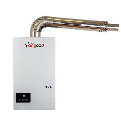 Baño sin tanque digital Turbo pared forzada montado gas de temperatura constante Calentadores de agua