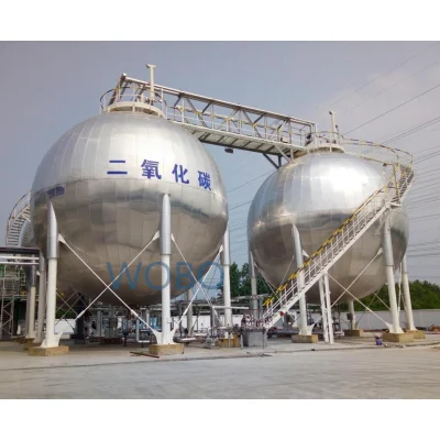 Los gases de combustión personalizable de CO2 líquido planta por planta de fertilizantes
