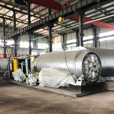 máquina de reciclaje de lodos de aceite de la pirólisis de automatización de planta de depuración de emisiones
