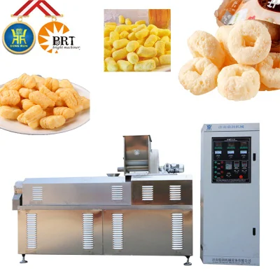 Jinan extruidos de maíz Rusks automático Puffing Palos de la alimentación la línea de producción de máquinas de hacer de la máquina Puff