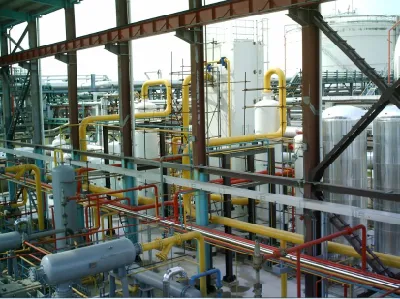 Planta de Gas Natural líquido (GNL) de Aerosun, montada sobre patín
