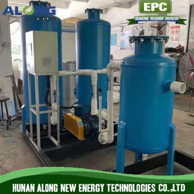 80m3/H Skid montado el sistema de desulfuración de biogás