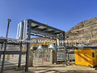 2, 000, 000 Nm3/D de Pequeñas y Medianas planta de procesamiento de Gas Natural Planta de GNL China Fabricante Greenfir