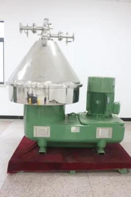 Dhz550 Descarga automática del separador de centrífuga de disco de aceite