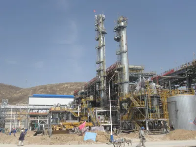Planta de Gas Natural líquido (GNL) de Aerosun, montada sobre patín