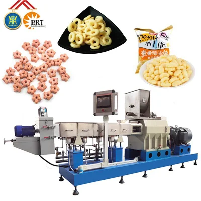 Precio competitivo máquina de elaboración de Extruir de grano de merienda de maíz Maquinaria de fábrica