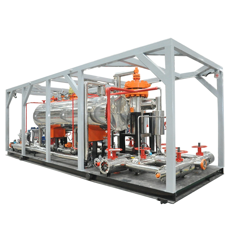 2 Series with Gas Liquid Separation, Sand Remover Natural Gas Treatment Compressor