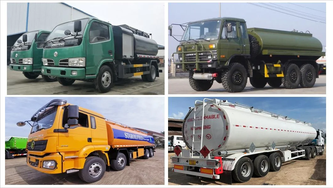 Factory Manufactured Dongfeng 8X4 4 Axle Fuel Oil Tanker Truck to Transport Gasoline, Diesel, Liquefied Petroleum, Natural Gas for Sale