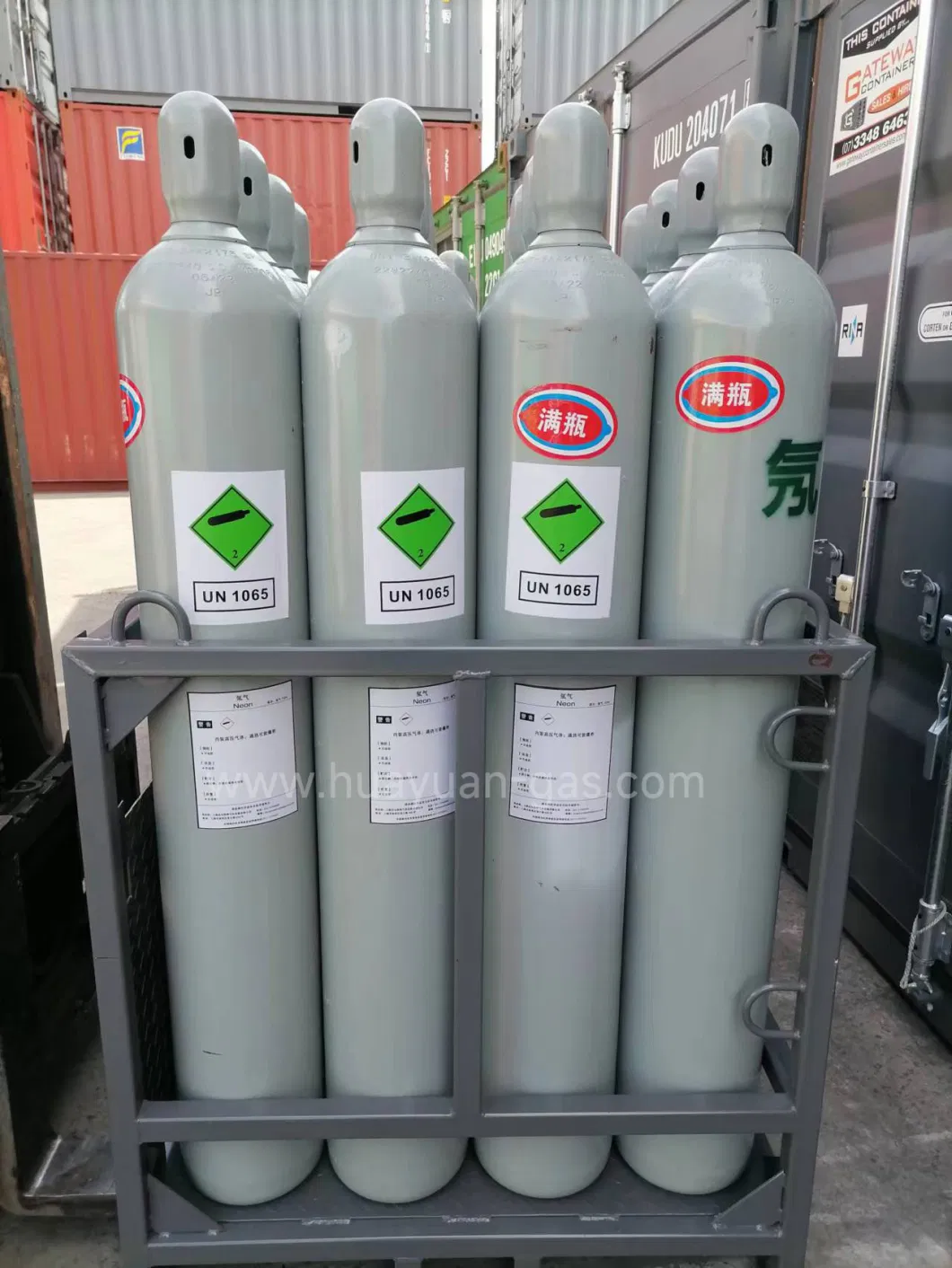 99.999% 5n Purity40L/47L/50L Cylinder Gas Neon Gas Ne Gas