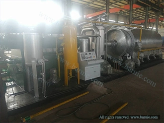 Antomatic Discharging Process 1-3ton Small Scale Skid Mounted Plastic Pyrolysis Plant