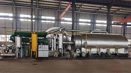 Antomatic Discharging Process 1-3ton Small Scale Skid Mounted Plastic Pyrolysis Plant