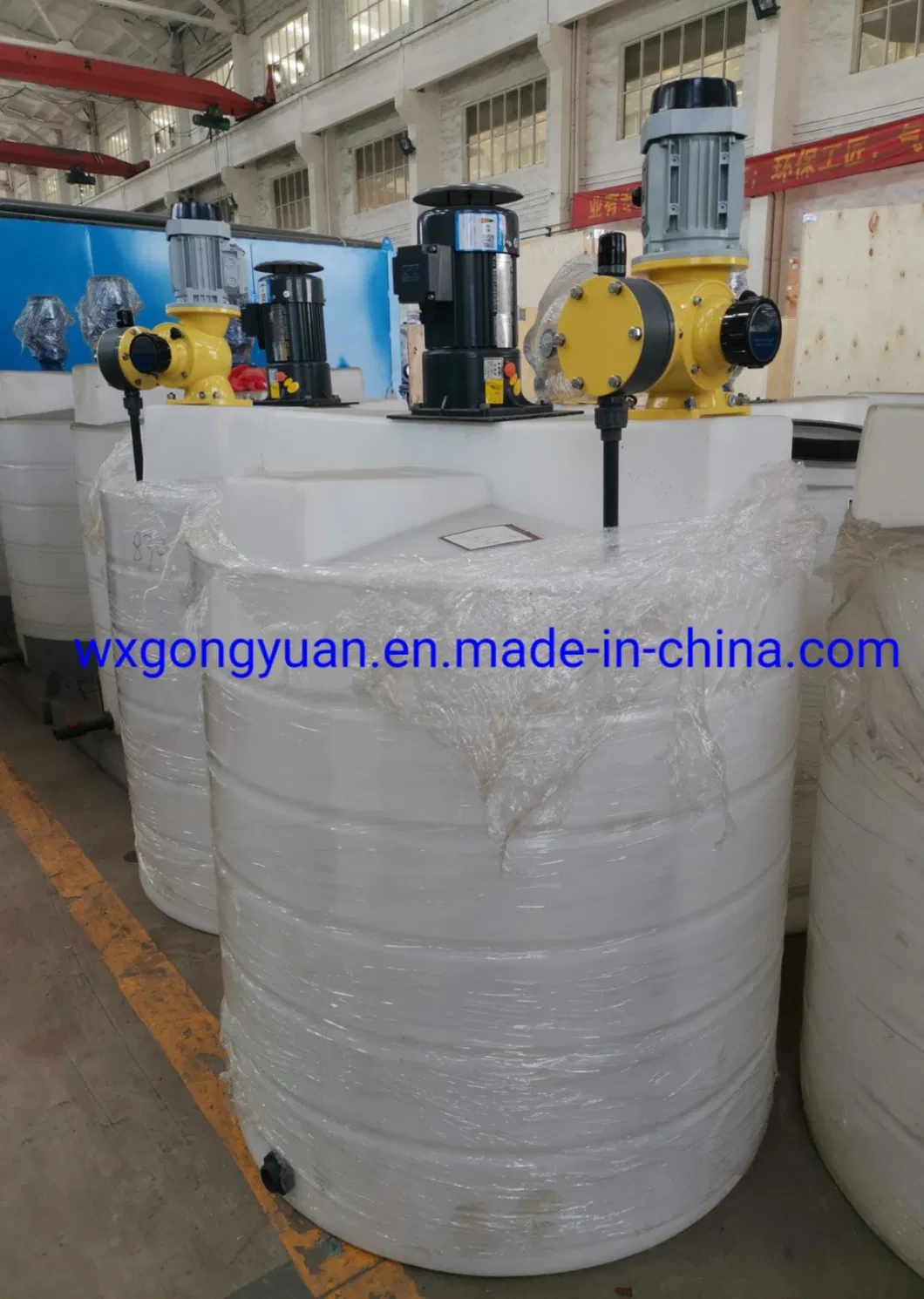 Water Treatment Equipment Chemical Mixer PE Tank Dosing Potion Device