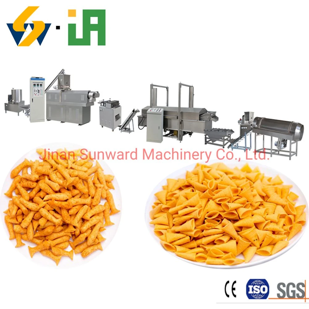 Automatic Fried Snack Food Processing Machines Line Equipment