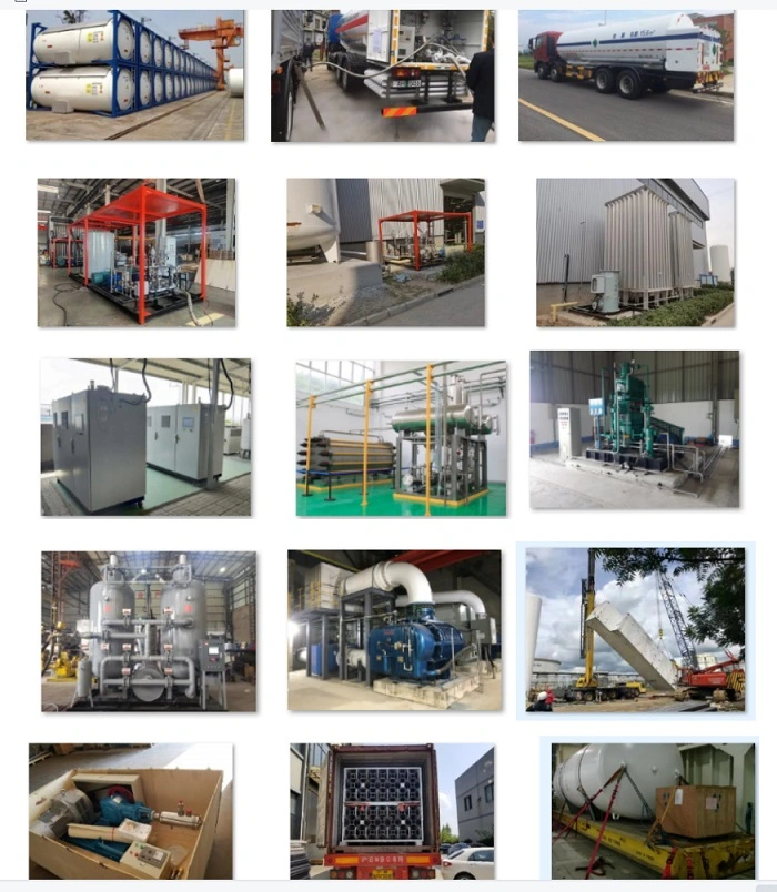 Skid-Mounted Mobile LNG Regasification Station with Pressure Reduce System for Transitional Gas Supply Facility