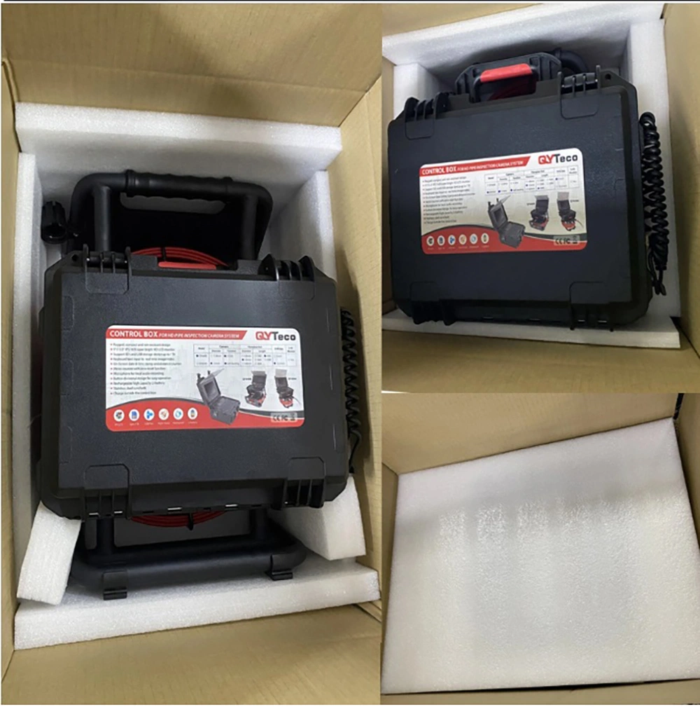 Qyteco Qy6688 6.8mm Cable Reel 13.3&quot; Screen 29mm Camera Head Sewer Pipe Drain Inspection Camera