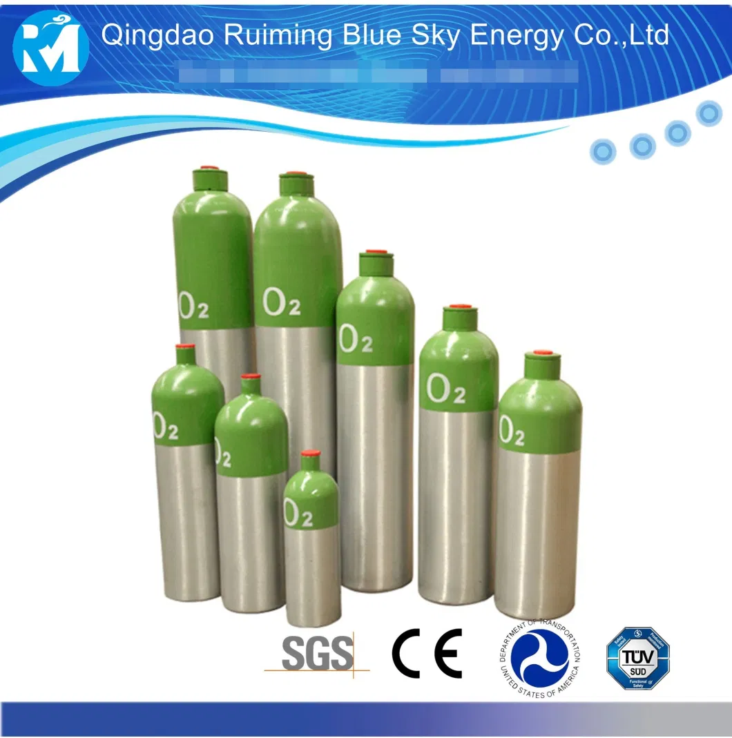 High Pressure Cylinder Aluminum Helium Gas Cylinder Chemical Equipment &amp; Machinery Gas Container China Wholesale